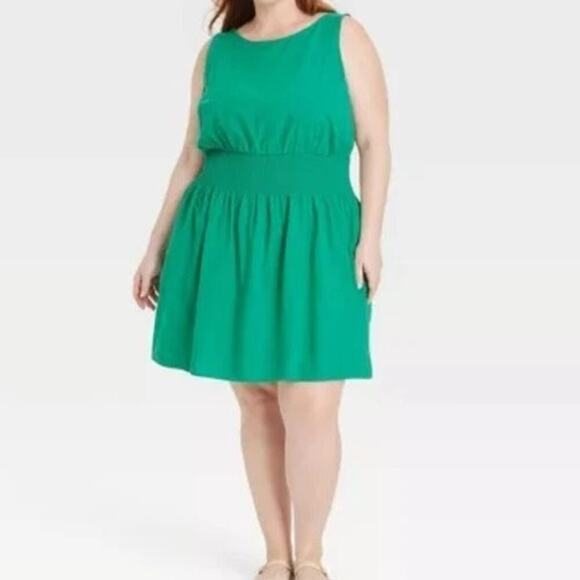 Universal Thread Dresses & Skirts - Women's Mini Sundress Sleevess Universal Thread Green Resort Vacation Size 1X